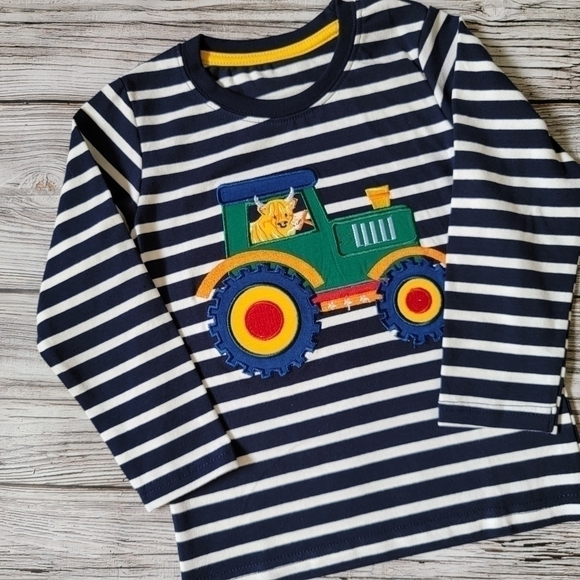 Highland Cow and Tractor Top Fall Outfit Pumpkin Patch Top - Picture 5 of 5